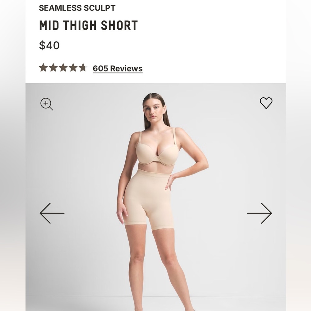 BNWOT Skims Mid Thigh Short